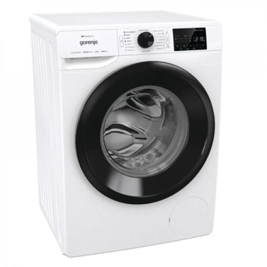 Gorenje Washing machine | WPNEI82A1SWIFI | Energy efficiency class A | Front loading | Washing capacity 8 kg | 1200 RPM | Depth 55 cm | Width 60 cm | Display | LED | Steam function | White