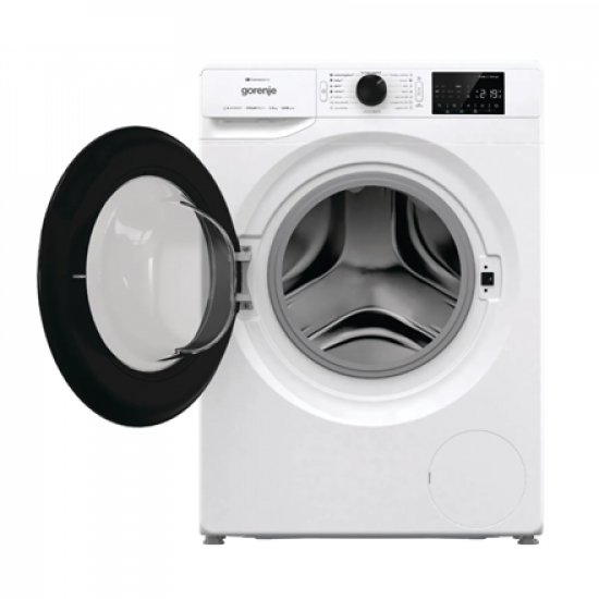Gorenje Washing machine | WPNEI82A1SWIFI | Energy efficiency class A | Front loading | Washing capacity 8 kg | 1200 RPM | Depth 55 cm | Width 60 cm | Display | LED | Steam function | White
