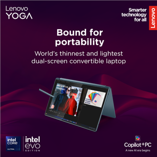 Lenovo Yoga Book 9 14IAH10 | Tidal Teal | 2x14 