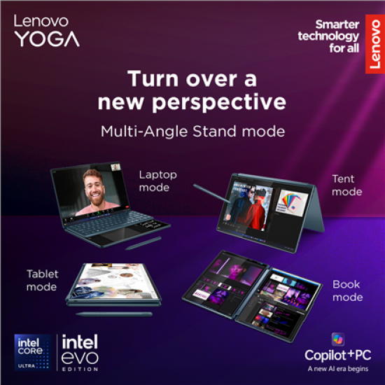 Lenovo Yoga Book 9 14IAH10 | Tidal Teal | 2x14 