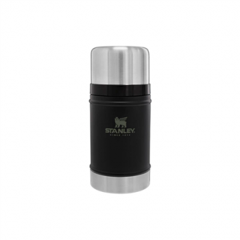 Stainless steel food thermos STANLEY CLASSIC, black, 0.7 L | Stanley