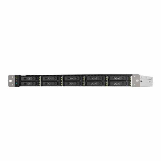 QNAP High-density NVMe all-flash storage | TS-h1090FU-7232P-64G | AMD EPYC | 7232P/7252 | 64 GB | RDIMM DDR4