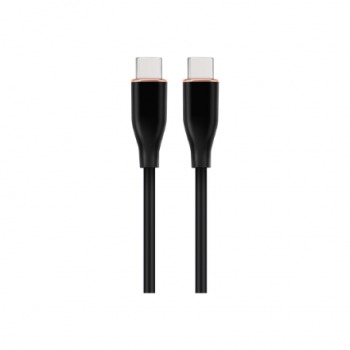 Cablexpert | Premium Silicon Type-C Power Delivery (PD) Charging and Data Cable, 1.5 m | CC-USB2S-CMCM-1.5M-BK