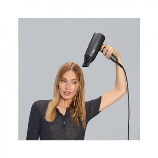 Braun | Hair dryer | BRHD425E | 2100 W | Number of temperature settings 3 | Ionic function | Diffuser nozzle | Black