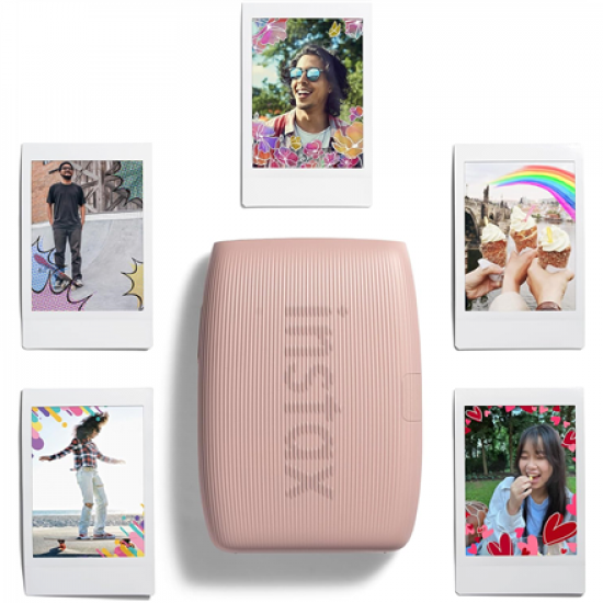 Fujifilm | instax mini Link 3 | Colour | ZINK Zero-Ink | Photo Printer | Rose Pink