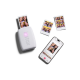 Fujifilm | instax mini Link 3 | Colour | ZINK Zero-Ink | Photo Printer | Clay White
