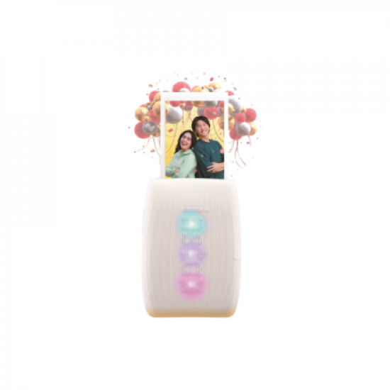 Fujifilm | instax mini Link 3 | Colour | ZINK Zero-Ink | Photo Printer | Clay White