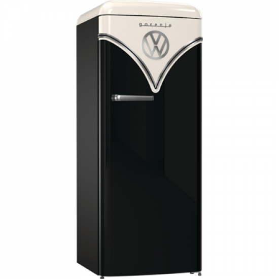 Gorenje Retro Refrigerator | OBRB615DBK | Energy efficiency class D | Free standing | Larder | Height 152.5 cm | Fridge net capacity 225 L | Freezer net capacity 22 L | 38 dB | Black