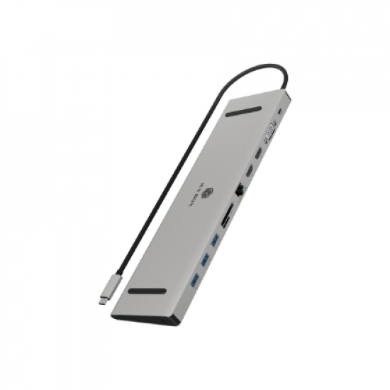 Raidsonic Docking Station | IB-DK2106a-CPD | Ethernet LAN (RJ-45) ports 1 | VGA (D-Sub) ports quantity 1 | HDMI ports quantity 2