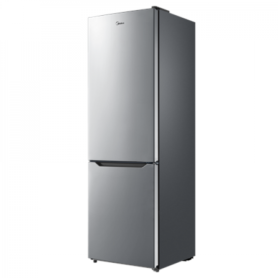 Midea Refrigerator | MDRB424FGE02I | Energy efficiency class E | Free standing | Combi | Height 188 cm | No Frost system | Fridge net capacity 224 L | Freezer net capacity 86 L | 42 dB | Grey