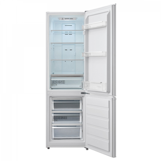 Midea Refrigerator | MDRB380FGE01A | Energy efficiency class E | Free standing | Combi | Height 180 cm | No Frost system | Fridge net capacity 199 L | Freezer net capacity 71 L | 41 dB | White
