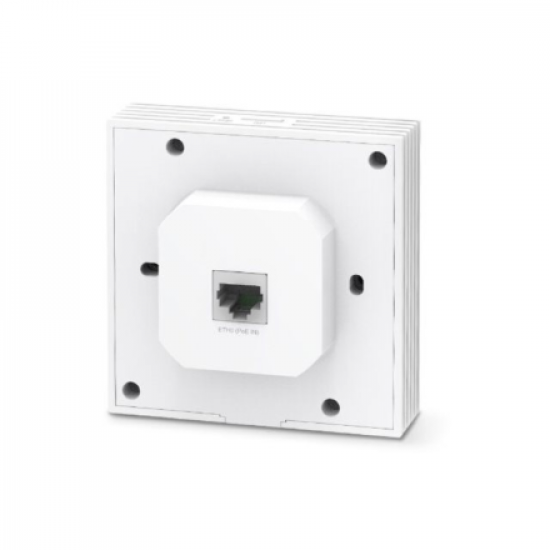 TP-LINK AX3000 Wall Plate WiFi 6 Access Point | EAP650-Wall | 802.11ax | 2.4 GHz/5 GHz | 10/100/1000 Mbit/s | Ethernet LAN (RJ-45) ports 2 | MU-MiMO No | PoE in