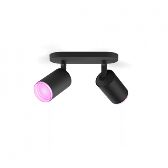 Philips Hue WCA Fugato Spotlight | GU10 | 2x5.7 W | 2000-6500 Hue White Colour Ambiance