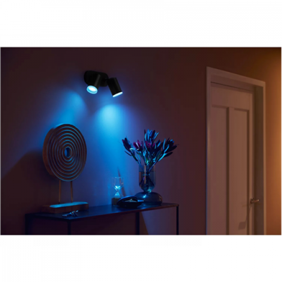 Philips Hue WCA Fugato Spotlight | GU10 | 2x5.7 W | 2000-6500 Hue White Colour Ambiance