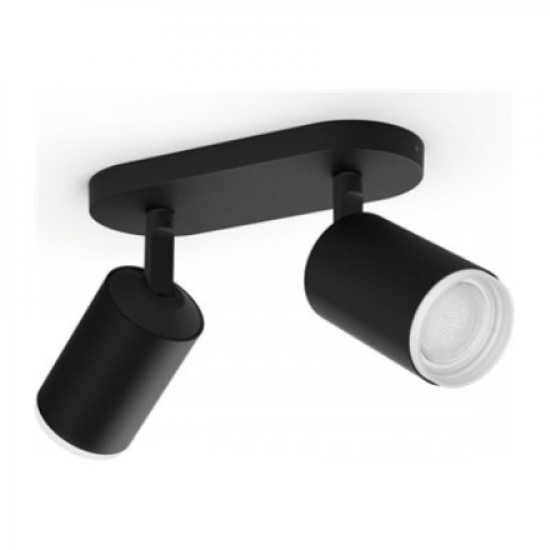Philips Hue WCA Fugato Spotlight | GU10 | 2x5.7 W | 2000-6500 Hue White Colour Ambiance
