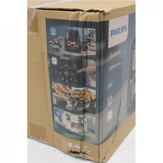 SALE OUT. Philips | Airfryer | NA231/00 | Power 1700 W | Capacity 6.2 L | Black/Silver | DAMAGED PACKAGING