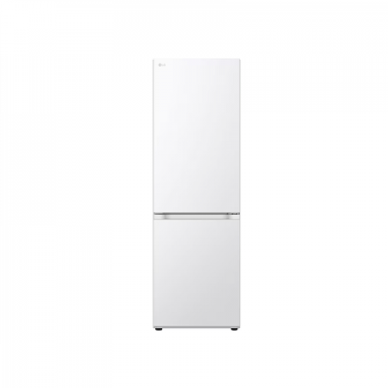 LG Refrigerator | GBV3100ESW | Energy efficiency class E | Free standing | Combi | Height 186 cm | No Frost system | Fridge net capacity 234 L | Freezer net capacity 110 L | Display | 35 dB | White