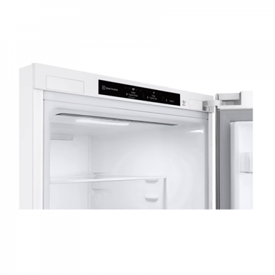 LG Refrigerator | GBV3100ESW | Energy efficiency class E | Free standing | Combi | Height 186 cm | No Frost system | Fridge net capacity 234 L | Freezer net capacity 110 L | Display | 35 dB | White