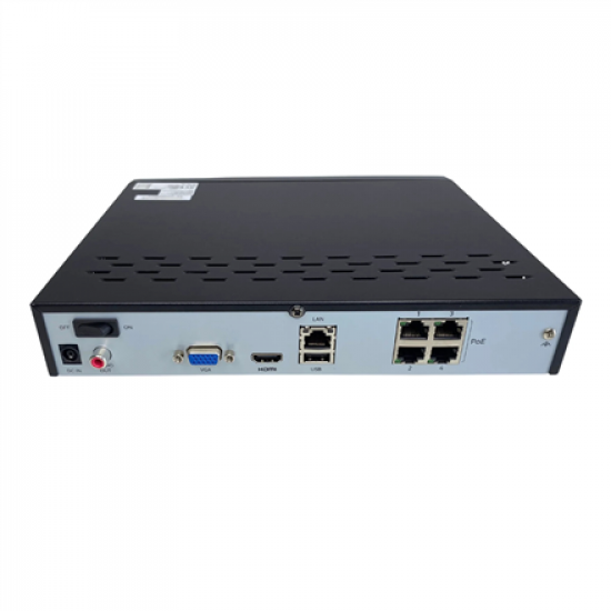 Reolink | PoE NVR for 24/7 Continuous Recording | PN01-4 | 4-Channel