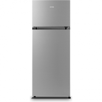 Gorenje Refrigerator | RF414EPS4 | Energy efficiency class E | Free standing | Double Door | Height 143.6 cm | Fridge net capacity 165 L | Freezer net capacity 41 L | 40 dB | Grey