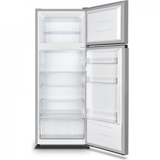 Gorenje Refrigerator | RF414EPS4 | Energy efficiency class E | Free standing | Double Door | Height 143.6 cm | Fridge net capacity 165 L | Freezer net capacity 41 L | 40 dB | Grey