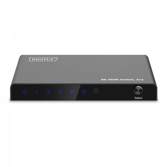 Digitus 8K HDMI Switch, 3x1 | DS-55333 | Black