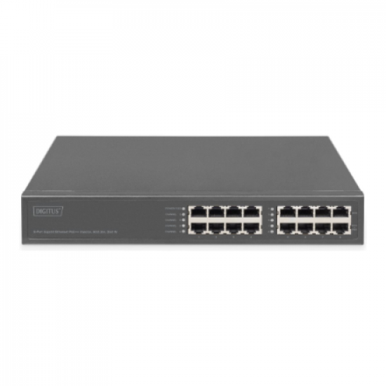 8-Port Gigabit Ethernet PoE Injector, 802.3bt, 250 W | DN-95118