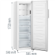 Gorenje FN617EEW5 | Energy efficiency class E | Upright | Free standing | Height 172 cm | Total net capacity 240 L | No Frost system | Display | White