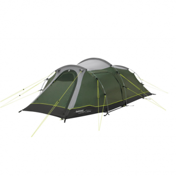 Outwell Two Room Tunnel Tent | Earth 3 Plus | 3 person(s) | Green