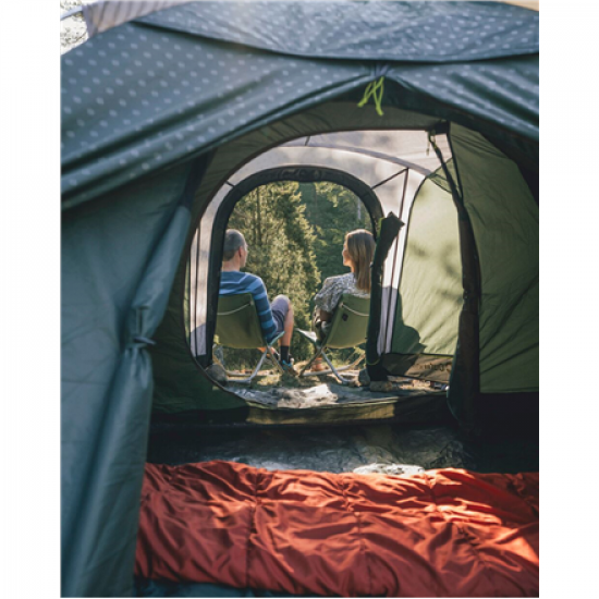 Outwell Two Room Tunnel Tent | Earth 5 Plus | 5 person(s) | Green