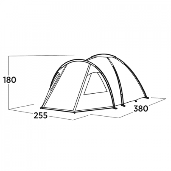 Easy Camp Family tent | Kinn 4 | 4 person(s) | Green