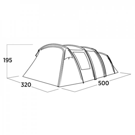 Easy Camp Family tent | Hamra 5 | 5 person(s) | Blue