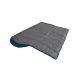 Easy Camp Raven I Square 2°C | Sleeping Bag | 220 x 80 cm | -12 to 7 °C | Two-way open-end, L-shaped, autolock