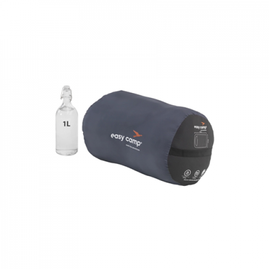 Easy Camp Raven Square Double 5°C | Sleeping Bag | 220 x 150 cm | -9 to 10 °C | Two-way open-end, L-shaped, autolock