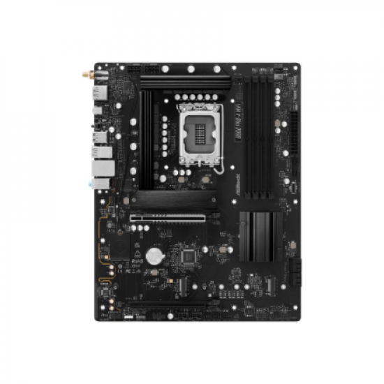 ASRock B860 PRO-A WIFI | Processor family Intel | Processor socket LGA1851 | DDR5 | Supported hard disk drive interfaces SATA, M.2 | Number of SATA connectors 4