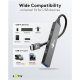 Goobay Slim 4-Port USB Hub, USB-C to USB-A, 5 Gbit/s | 74457