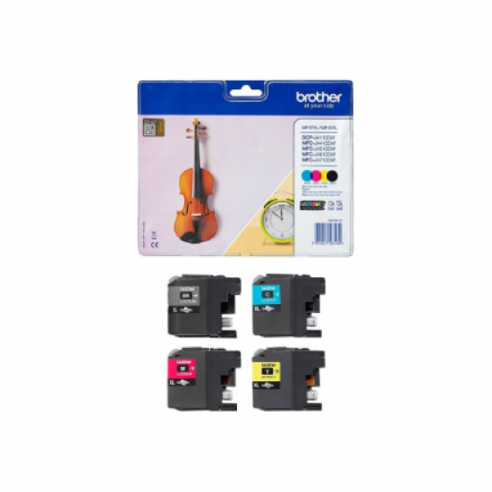 Brother LC127XLVALBP | Ink Cartridge | Black, Cyan, Magenta, Yellow
