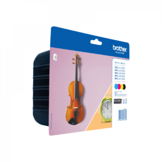 Brother LC127XLVALBP | Ink Cartridge | Black, Cyan, Magenta, Yellow