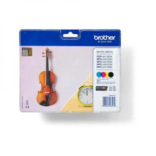 Brother LC127XLVALBP | Ink Cartridge | Black, Cyan, Magenta, Yellow
