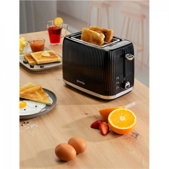 Gorenje Toaster | T850DPB | Number of slots 2 | Housing material Plastic | Black