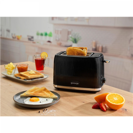 Gorenje Toaster | T850DPB | Number of slots 2 | Housing material Plastic | Black