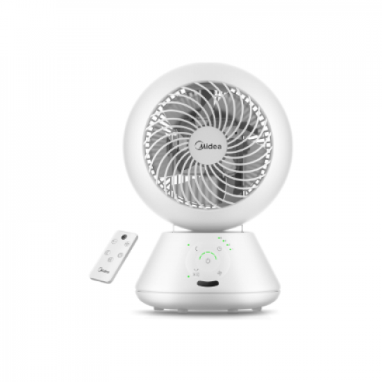 Midea Fan | MDF24JRW TurboForce | Table Fan | White | Number of speeds 5 | Oscillation | Remote control