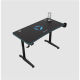 Onex | Gaming Desk w/Cup holder, headset hook, Gamepad holder, Full coverage mouse pad | GD1200H | Black