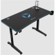 Onex | Gaming Desk w/Cup holder, headset hook, Gamepad holder, Full coverage mouse pad | GD1200H | Black