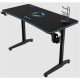 Onex | Gaming Desk w/Cup holder, headset hook, Gamepad holder, Full coverage mouse pad | GD1200H | Black