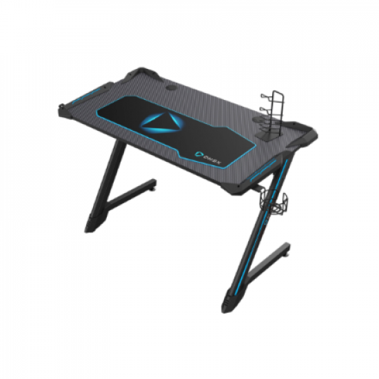 Onex | RGB Gaming Desk w/Cup holder, headset hook, Gamepad holder, 114cm(w) | GD1200Z | Black