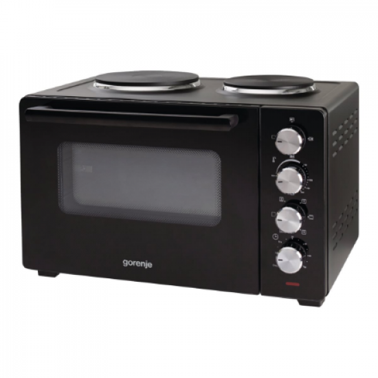 Gorenje | Mini Oven | OM30GBX | 30 L | Number of burners/cooking zones 2 | 1600 W | Black