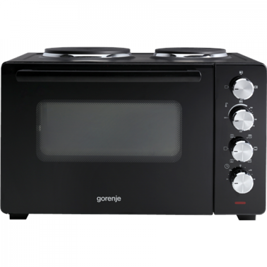Gorenje | Mini Oven | OM30GBX | 30 L | Number of burners/cooking zones 2 | 1600 W | Black