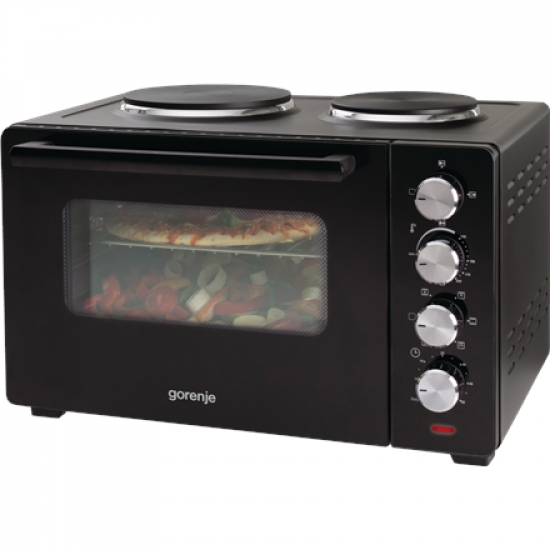 Gorenje | Mini Oven | OM30GBX | 30 L | Number of burners/cooking zones 2 | 1600 W | Black