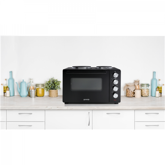 Gorenje | Mini Oven | OM30GBX | 30 L | Number of burners/cooking zones 2 | 1600 W | Black